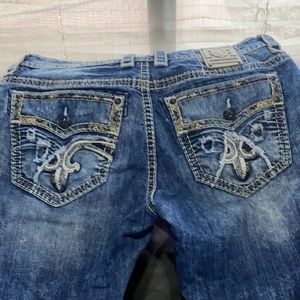 Rock revival men’s jeans